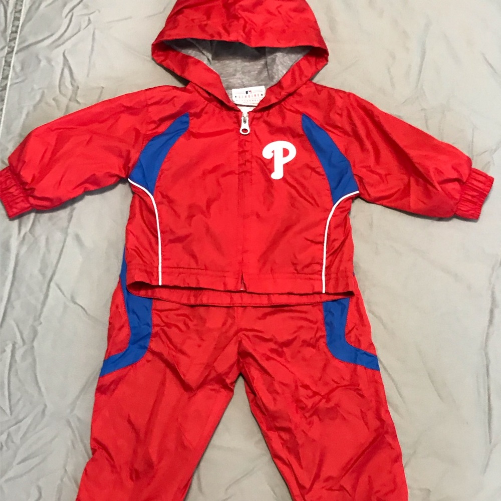 Phillies baby boy track suit